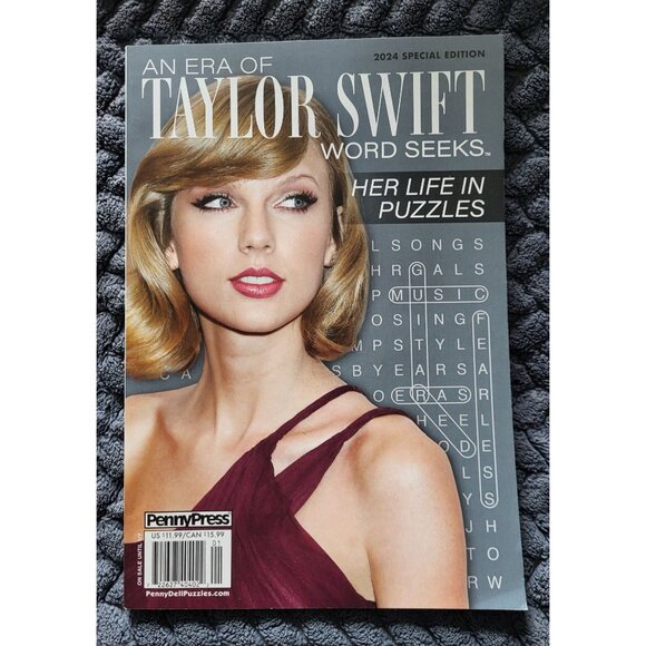 2024 Taylor Swift Special Edition Word Seek Puzzle Book & People Magazine - Picture 2 of 9